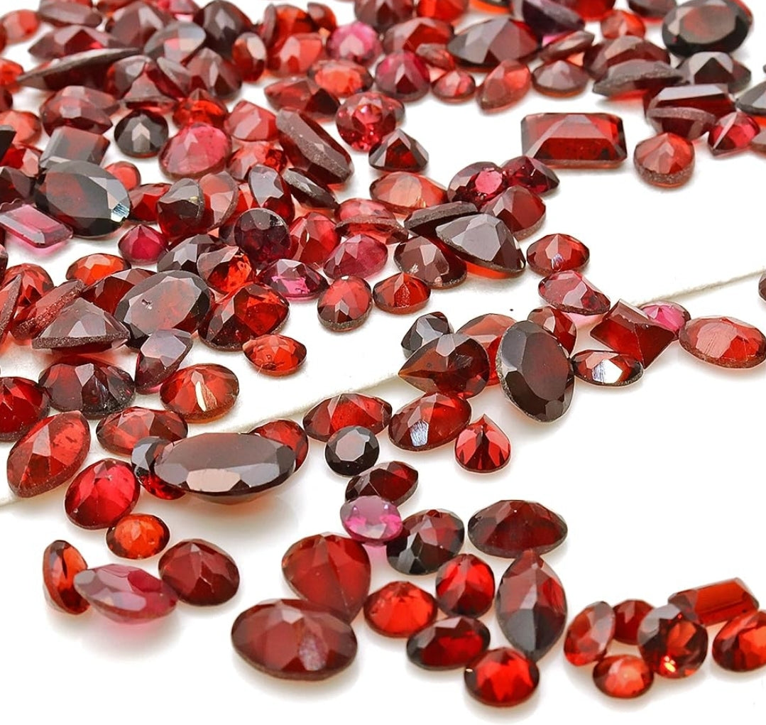 Loose Natural Garnet Gemstone(s) - 1 carat parcel